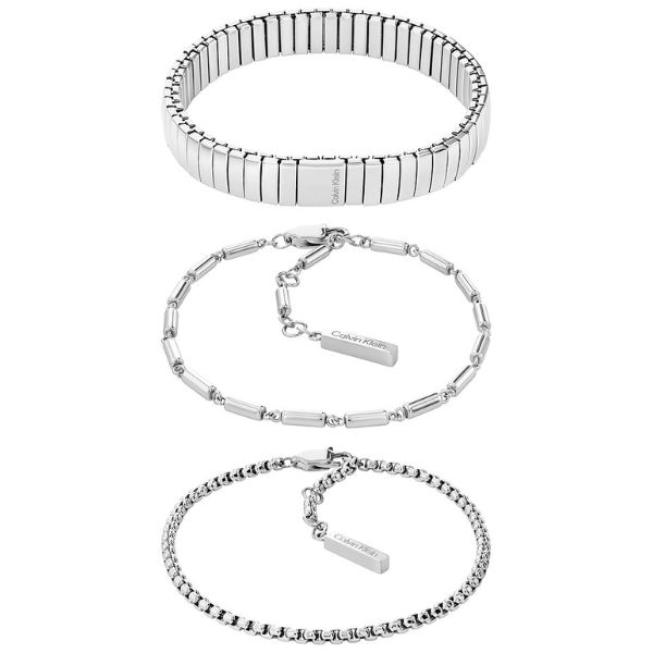 Calvin Klein  Stacked SS Bracelets