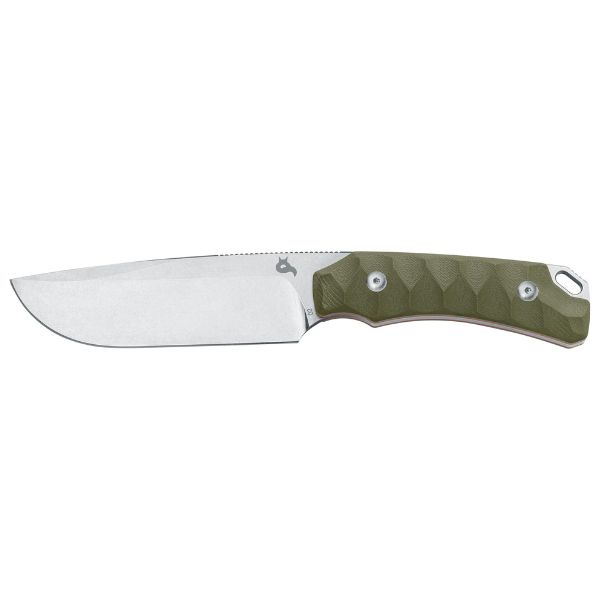 Black Fox Lynx Fixed Knife Green Handle