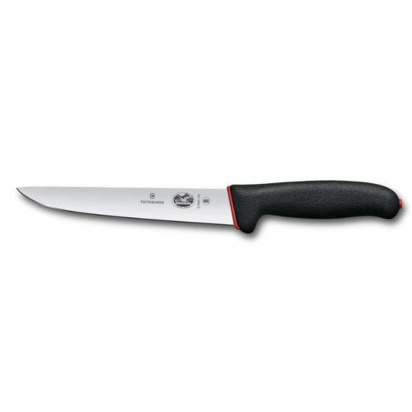 Dual Grip, sticking knife, 18cm, black/red