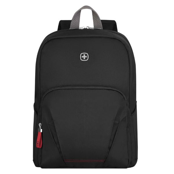 Wenger, Motion Backpack, 15.6" Laptop Backpack with Tablet Pocket, Chic Black