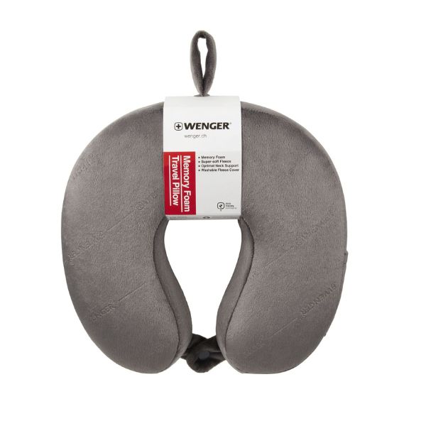 Wenger, Memory Foam Travel Neck Pillow, Grey ( R )