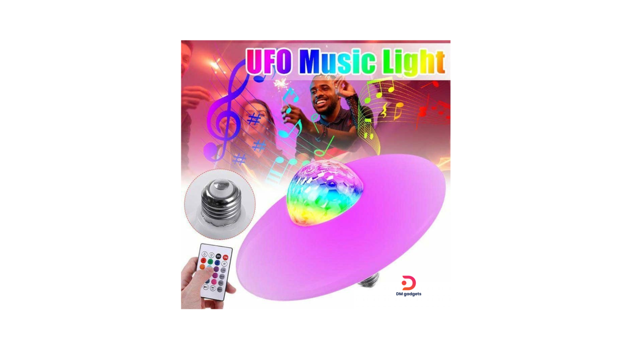 460C1#UL®-D0613 RGB Photorythmic Music Light Lamp 30W-24-key remote control
