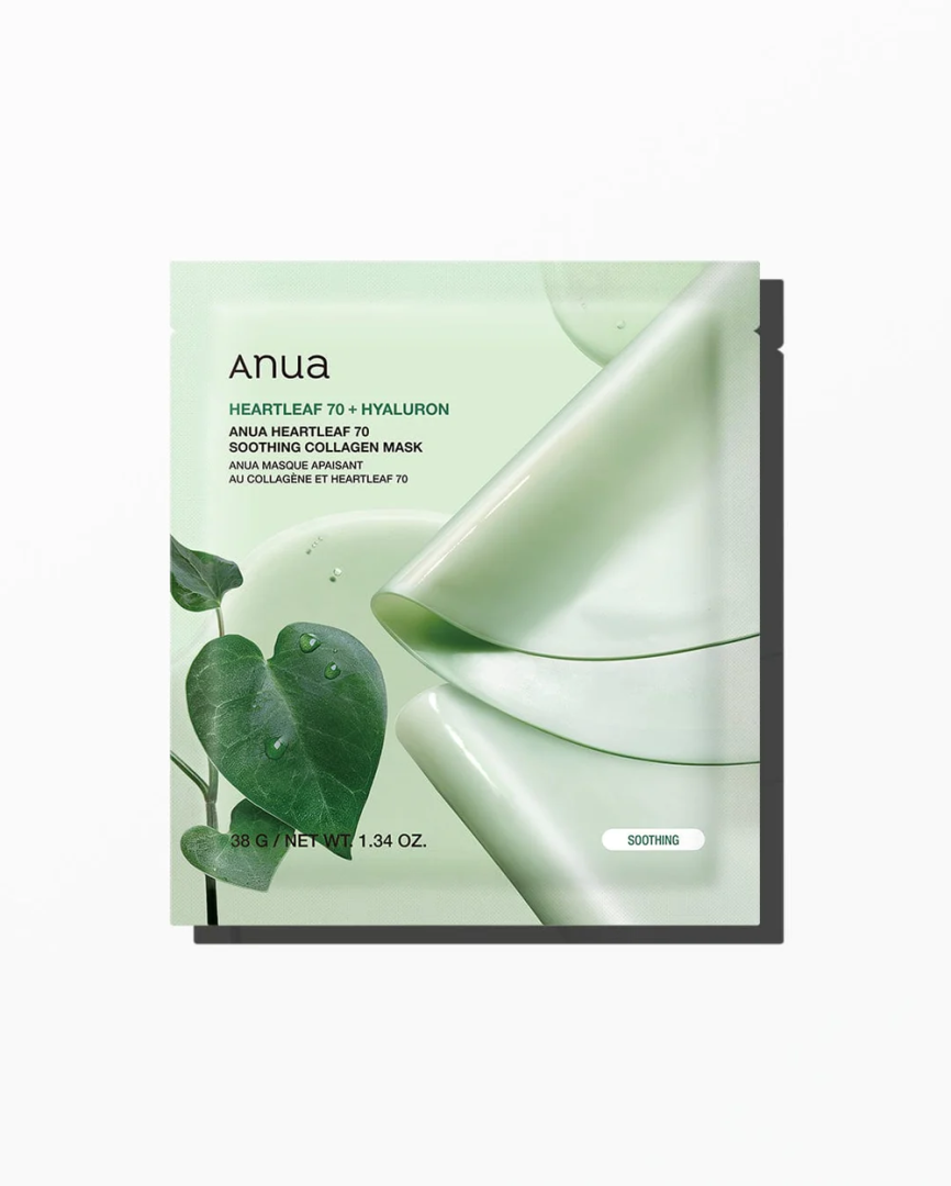Anua – Heartleaf 70 Soothing Collagen Mask 1Pc