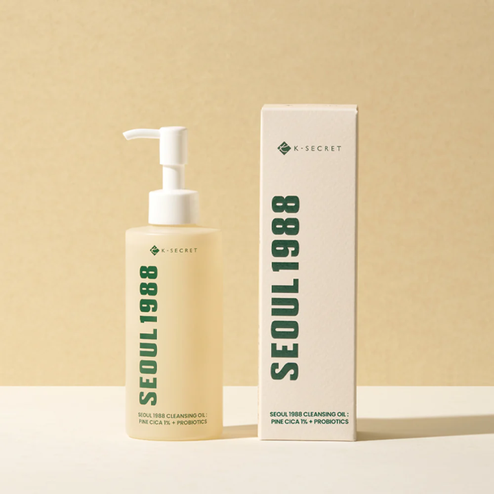 K-Secret – Seoul 1988 Cleansing Oil : Pine Cica 1% + Probiotics, 200Ml