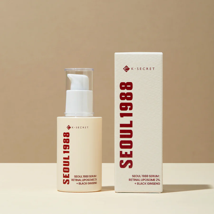 K-Secret – Seoul 1988 Serum : Retinal Liposome 2% + Black Ginseng – 30Ml