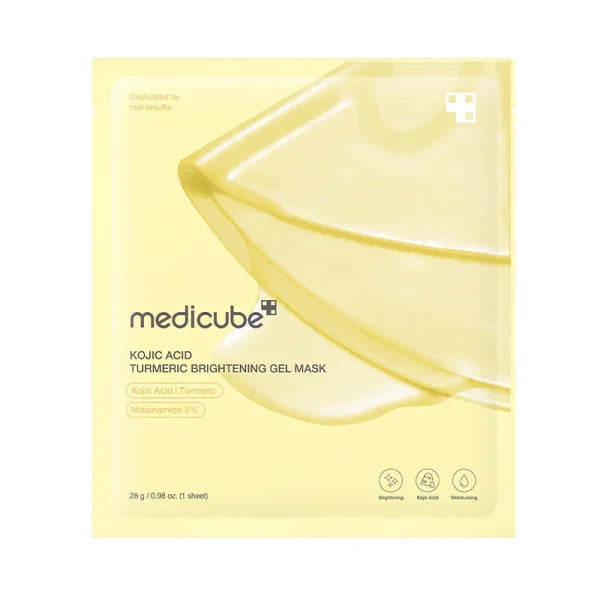 Medicube – Kojic Acid Turmeric Brightening Gel Mask, 28G
