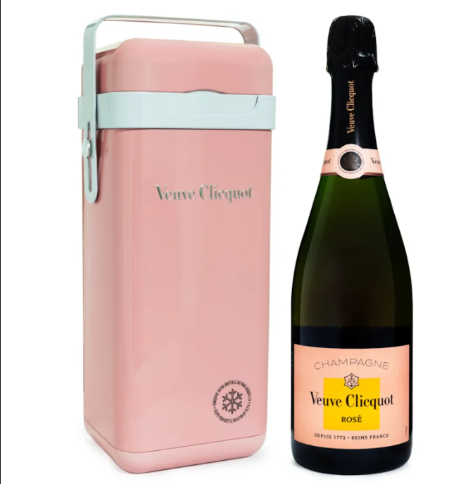 VEUVE CLICGUOT BRUT ROSE LABEL CHAMPAGNE