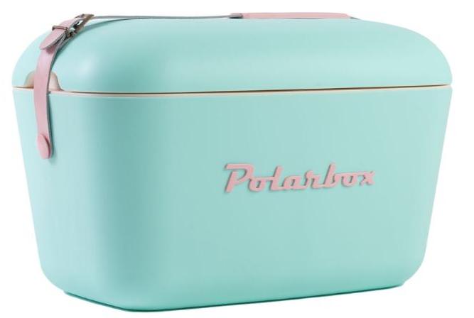 POLARBOX POP COOLER 20L - CYAN - BABY ROSE