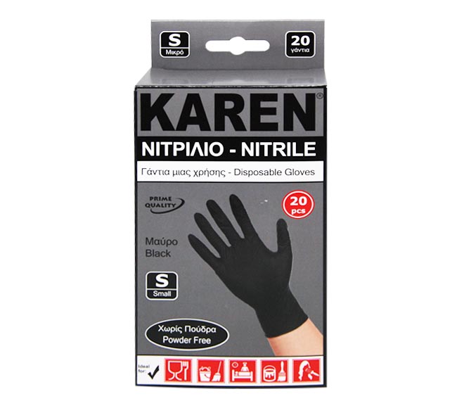 KAREN NITRILE GLOVES 20PCS (S)