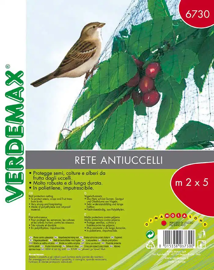 VERDEMAX BIRD PROTECTION NET 2X5M