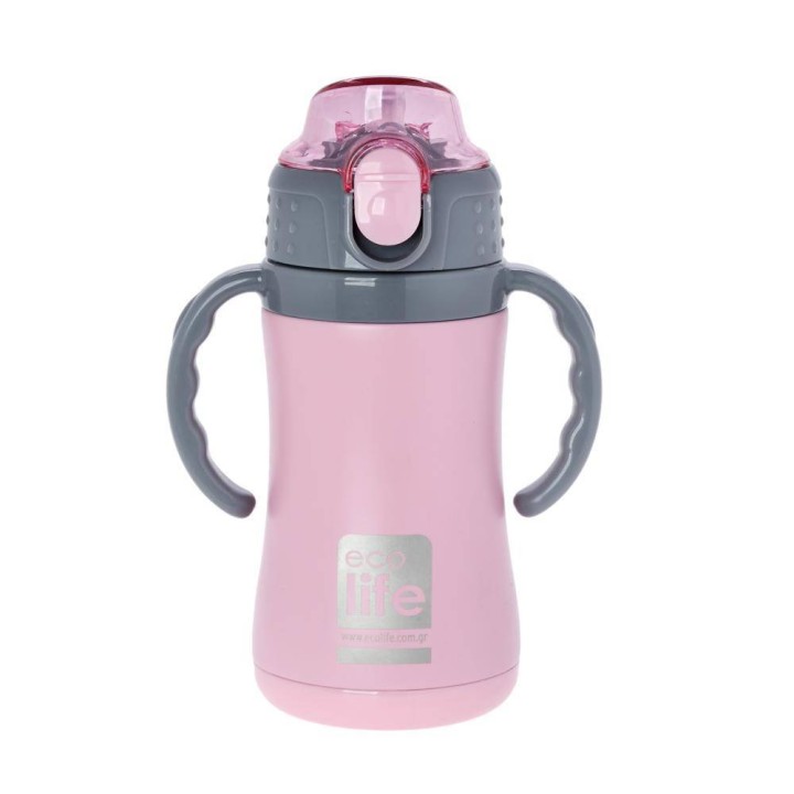 Ecolife Kids Thermos Handle Pink 300Ml