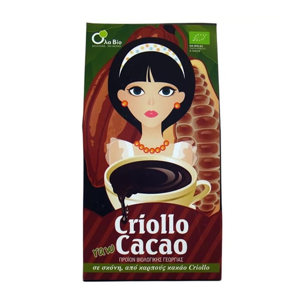 Ola Bio Criollo Cacao Raw Creole Cacao, 200g