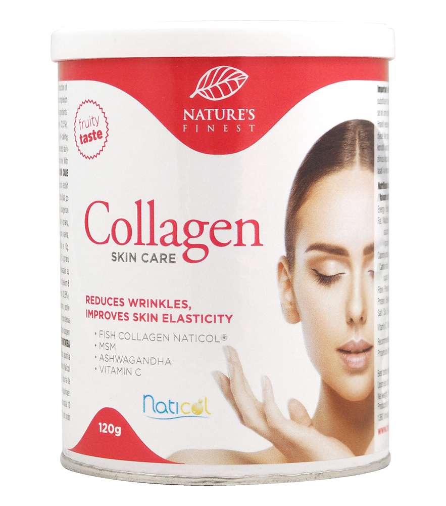 Nature's Finest Collagen Skin Care Powder, Strawberry - 120 g