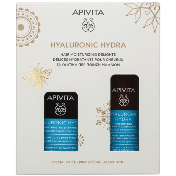 Apivita Pro Xmas Moisturising Shampoo And Leave In