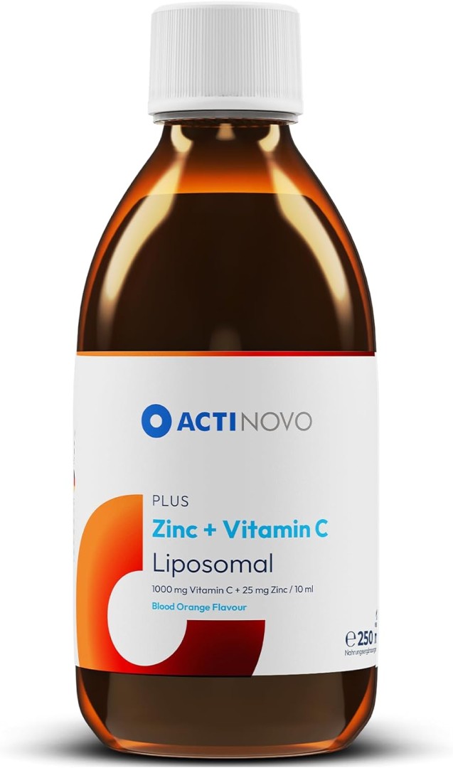 Actinovo Liposomal Zinc + Vitamin C Bloodorange