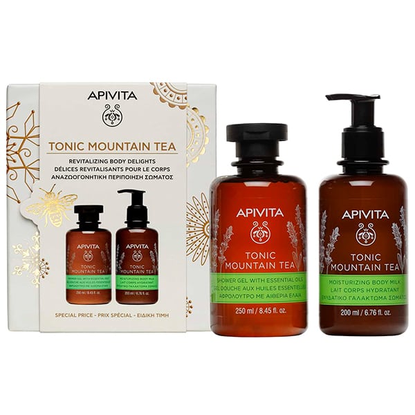 Apivita Pro Xmas Ton Mount Shampoo And Body Milk