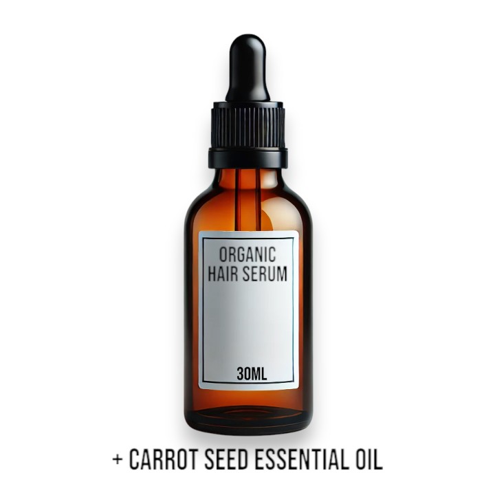 80x Organic Hair Serum 30ml - Carrot Seed - White Label