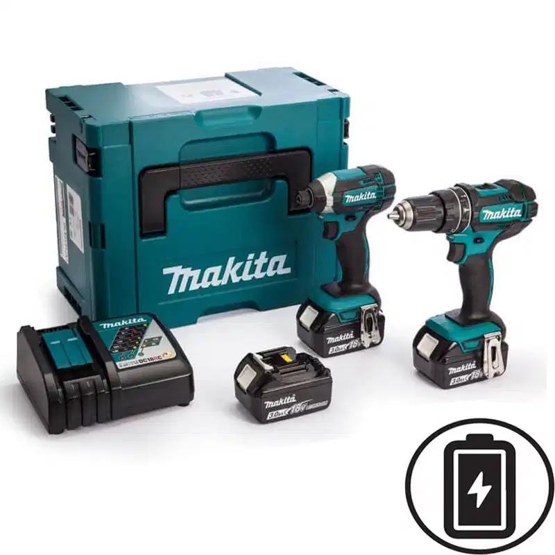 MAKITA DX2131JX1 COMBO BOX IMPACT DRIVER &amp; SCREWDRIVER 18V 3X3AH