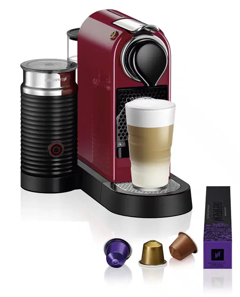 NESPRESSO CITIZ&amp;MILK CHERRY RED