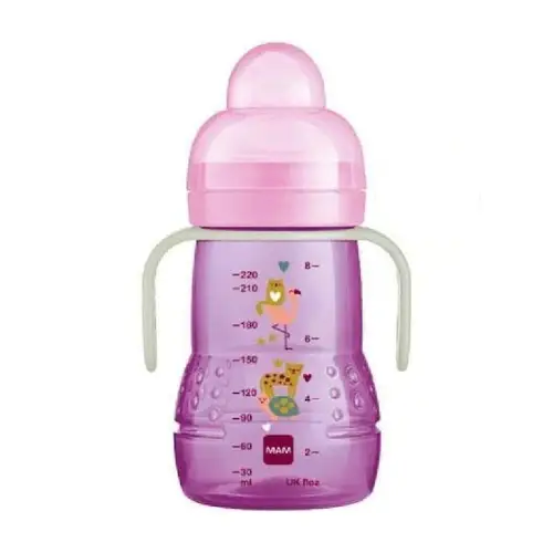 Mam Trainer+ Cup 4+ Months 220ml (Pink Night)