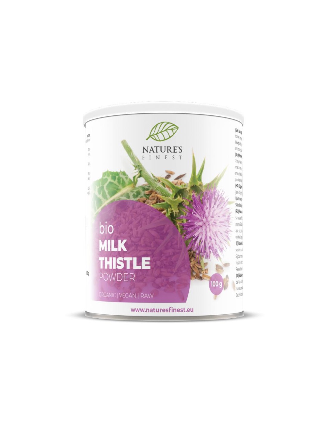 Natures Finest Bio Milk Thistle Powder