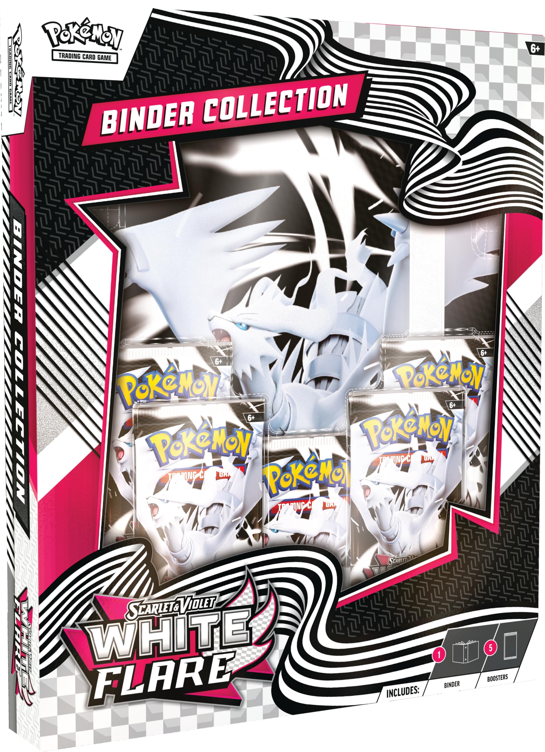 White flare Binder Collection