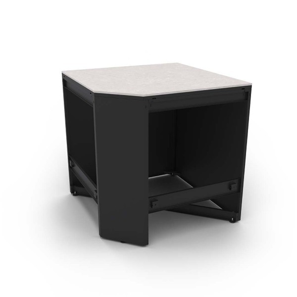 Γωνιακό Κομμάτι - Elysia - Μαύρο - 90x70xY92 εκ.