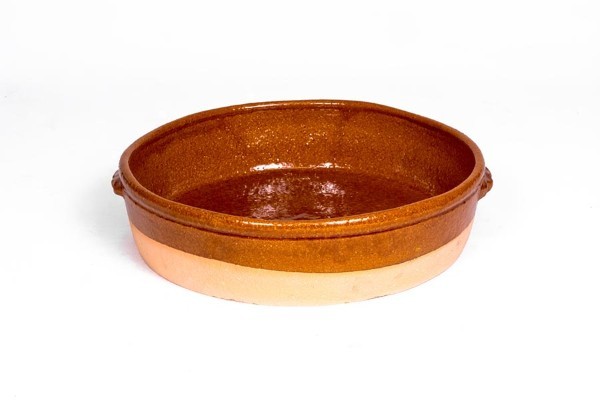 Πήλινη Γάστρα - Καφέ - 35εκ