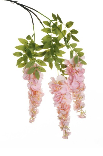 Τεχνητό Λουλούδι - Κρεμαστή Γουιστέρια - Ροζ