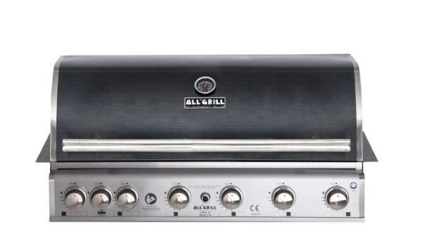 Εντοιχιζόμενο μπάρμπεκιου αερίου - Chef Top-Line - Μαυρο Ανοξείδωτο ατσάλι