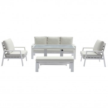 Σετ Καναπέ - Rabat - Λευκό