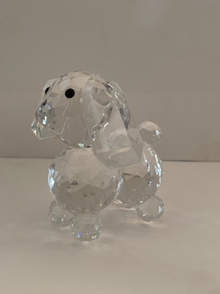 Διακοσμητικό Αξεσουάρ Σκύλος Γυάλινο H9.5cm