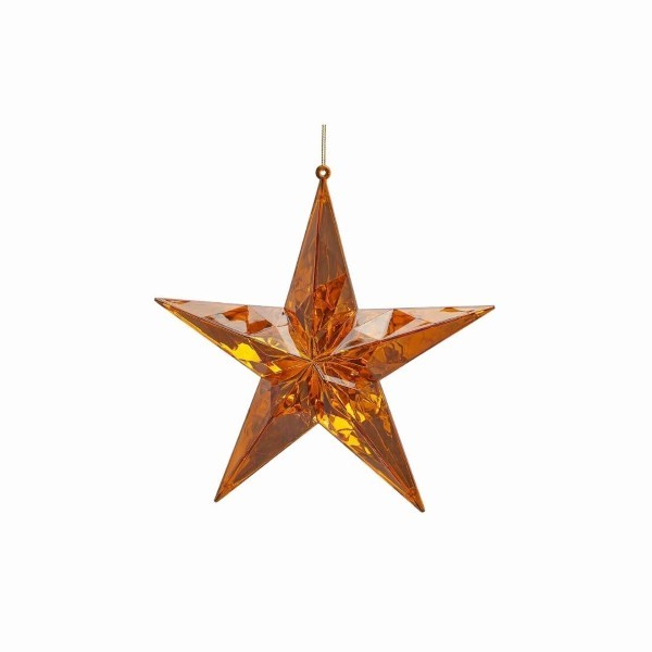 Στολίδι Αστέρι - Διαμαντένιο - Χρυσό - 19,5x5cm