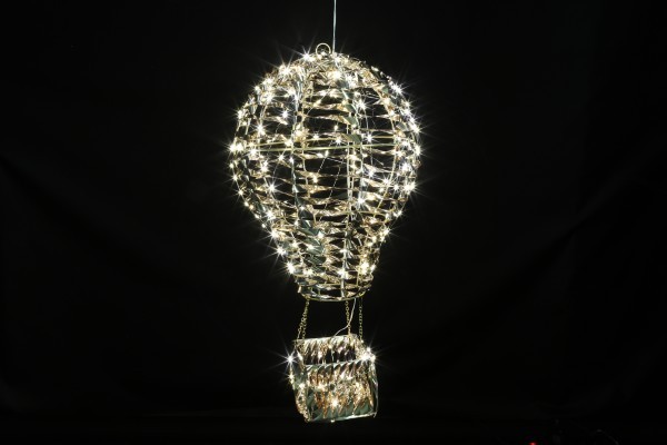 Φωτιζόμενο Αερόστατο 3D – Bling – Χρυσό – Y60εκ - 200LED