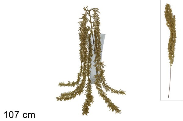 Διακοσμητικό Κρεμαστό Κλαδί - Pendora - Χρυσό - Υ107εκ