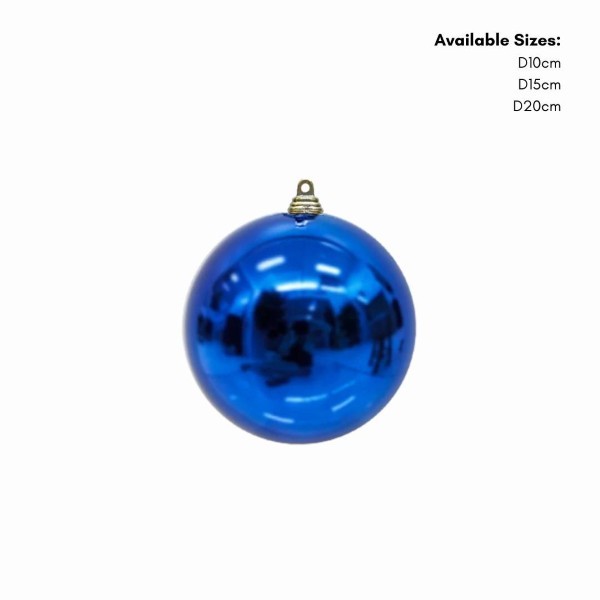 Στολίδι Μπάλα - Fest - Γυαλιστερό Μπλε