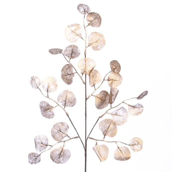 Decorative Branch - Petal Leaf - Gold - 70cm