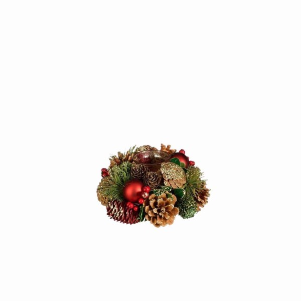 Κηροπήγιο - Eton - Κόκκινο - 19xΥ9cm