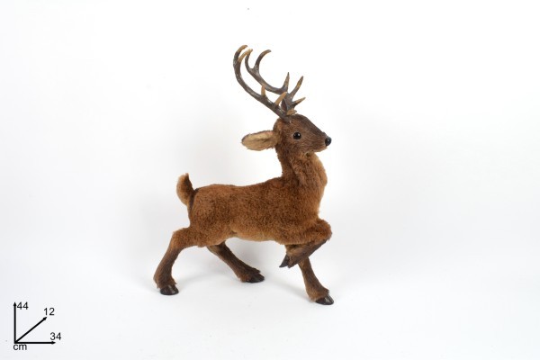 Διακοσμητικό Ελάφι- Dodo - Καφέ - 34x12xY44εκ.