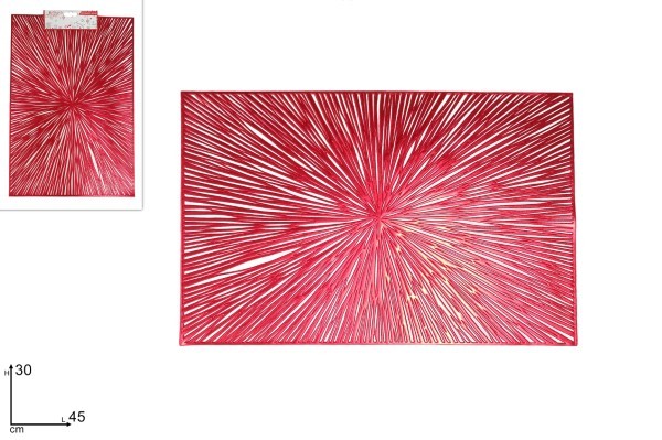 Χριστουγενιάτικο Σουπλά - Κόκκινο - 45×Υ30εκ