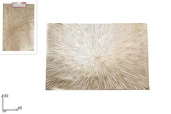 Χριστουγενιάτικο Σουπλά - Χρυσό - 45×Υ30εκ