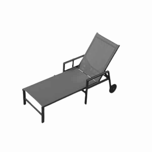 Sunlounger Torino - Alouminum/Textline 207x76x50cm