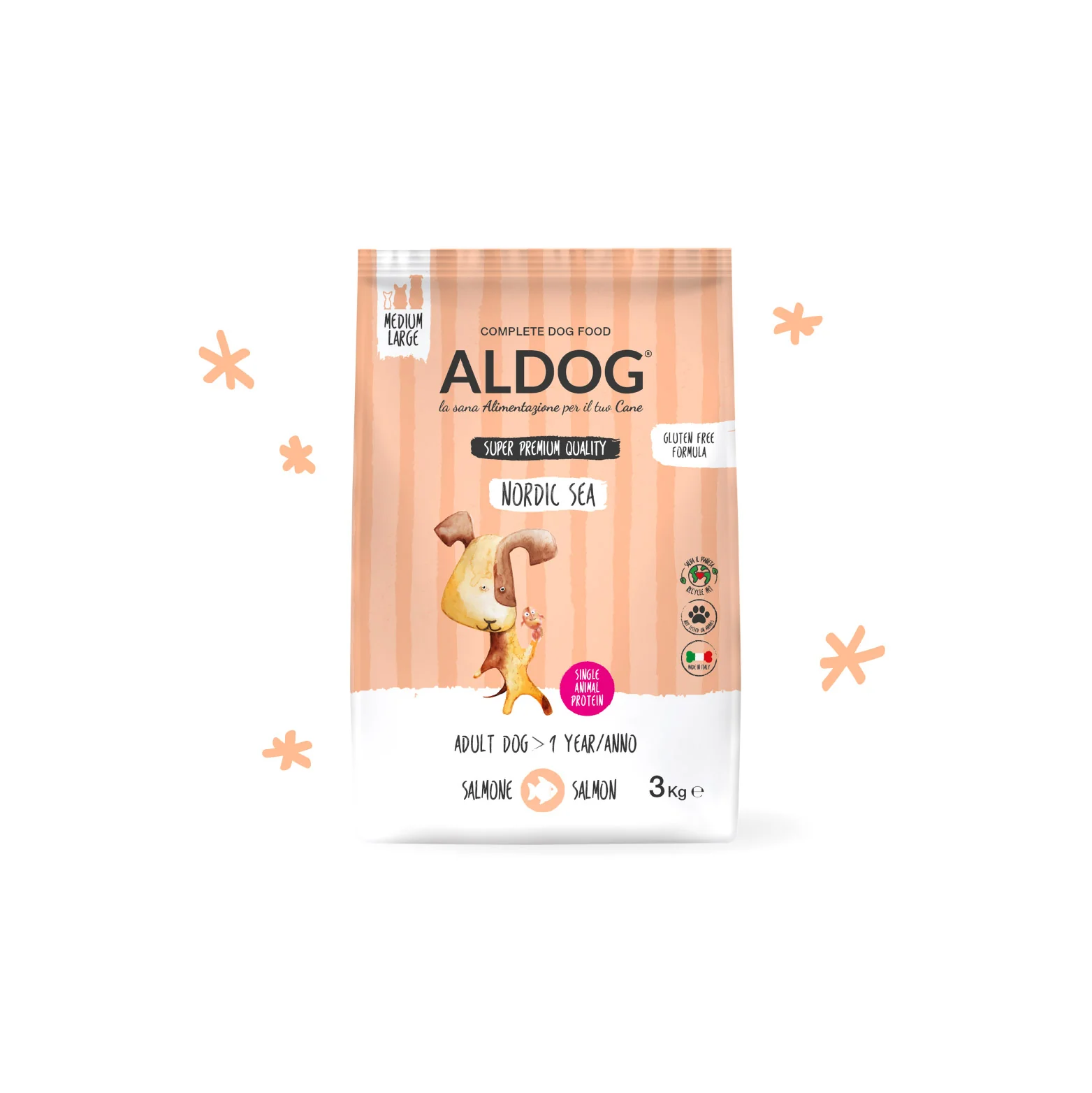 ALDOG | Super Premium | Nordic Sea | Medium | 3kg