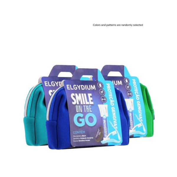 Elgydium Kit Smile On The Go Protect Green - Toothbrush, Toothpaste, Mouthwash