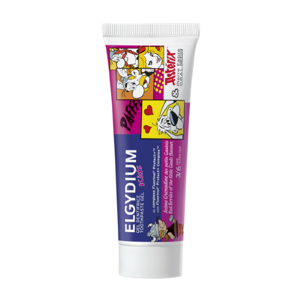 Elgydium Gel Kids Red Berries X Asterix, Toothpaste 50ml
