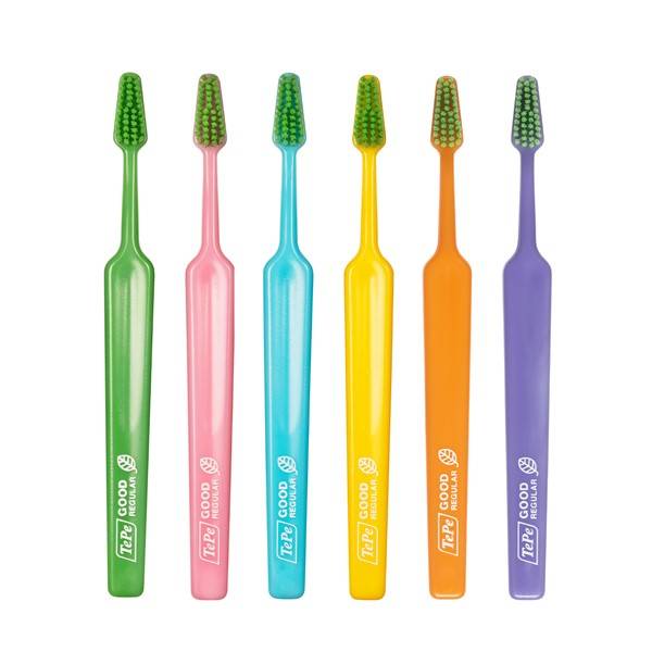 Tepe Good Regular Tοοτηbrush Soft, Various Colors 1Pieces