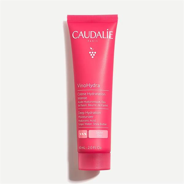 Caudalie Vinohydra Deep Hydration Moisturizer-Ενυδατική Κρέμα Με Υαλουρονικό Οξύ Για Την Ξηρή & Ευαίσθητη Επιδερμίδα, 60Ml