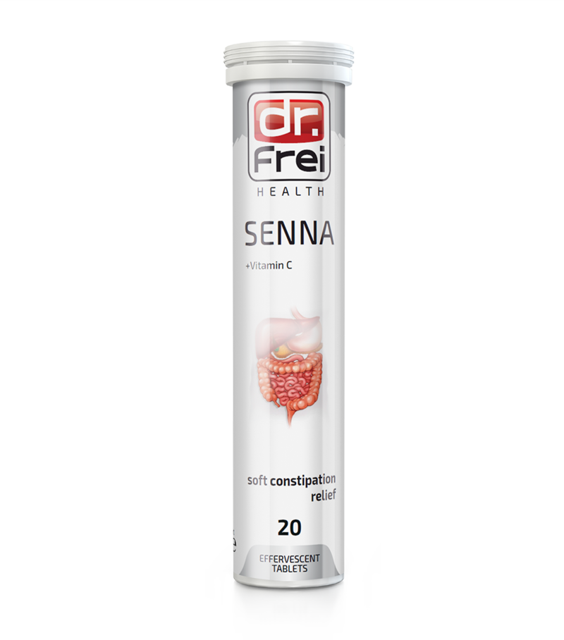 Dr.Free Health Senna + Vitamin C 100mg 20 Effervescent Tablets