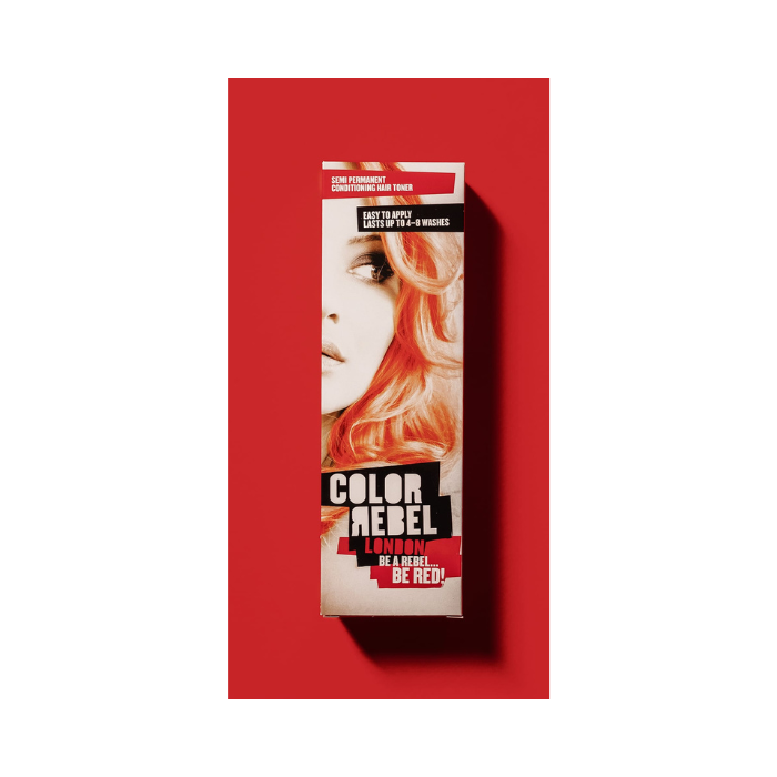 Color Rebel Semi-Permanent Conditioning Hair Toner Red 50Ml