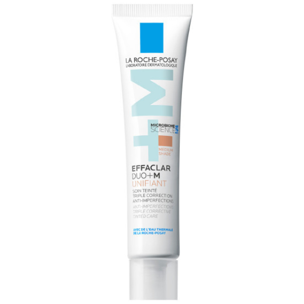 La Roche-Posay Effaclar Duo+Μ Unifiant Medium Anti-Imperfections Repairing Face Cream with Color, 40ml